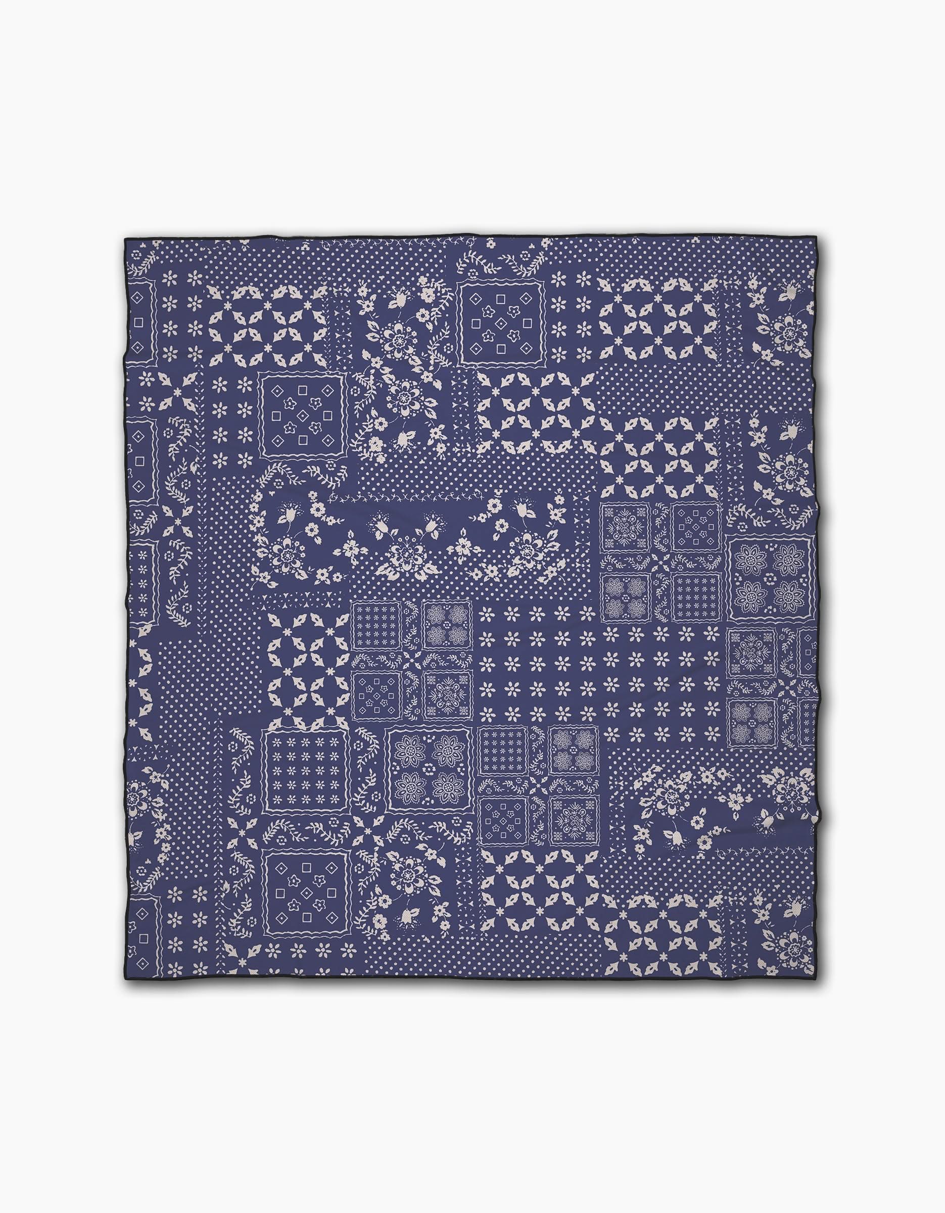 Blossoming Bandanna Blue