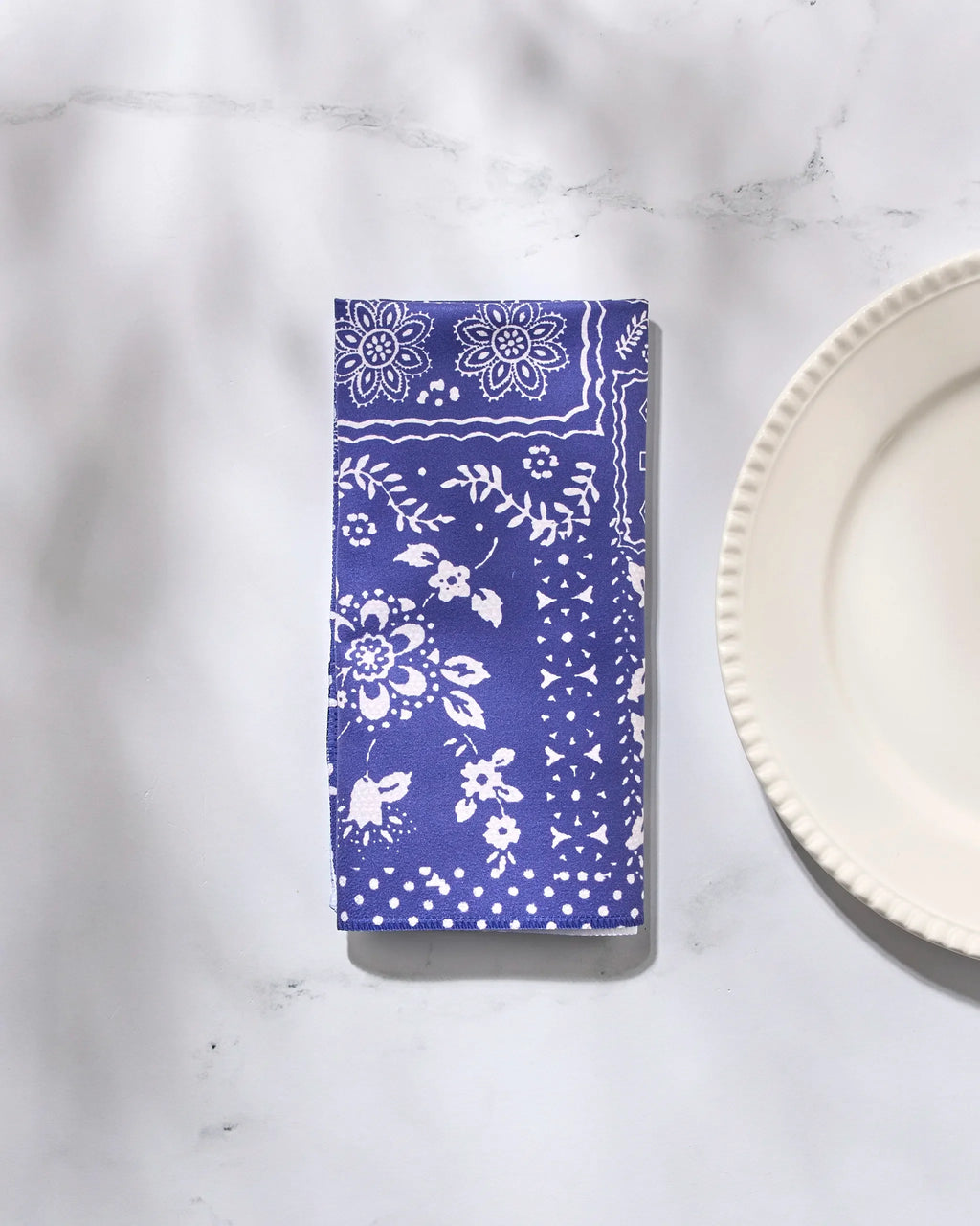 Blossoming Bandanna Blue