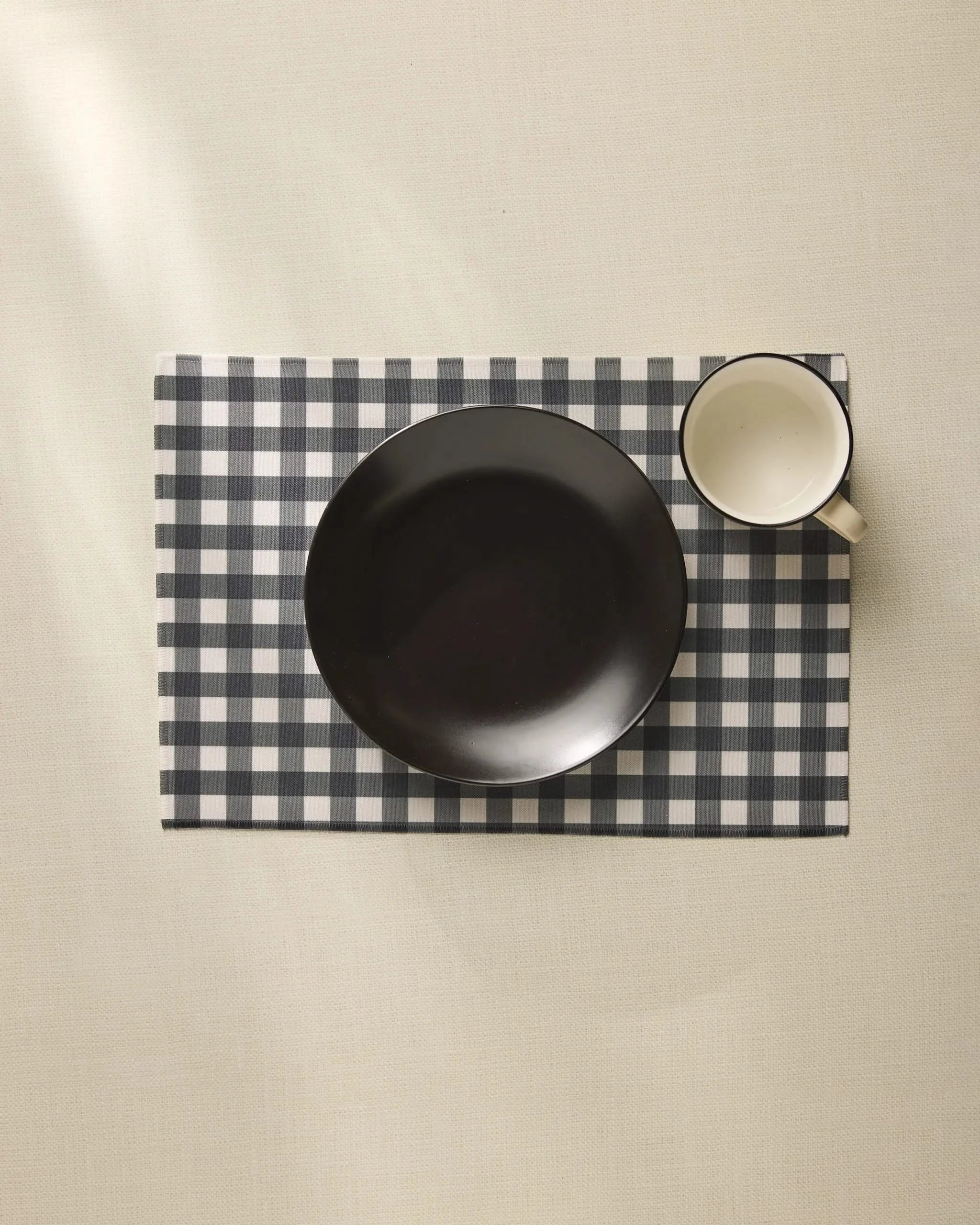 Charcoal Gingham