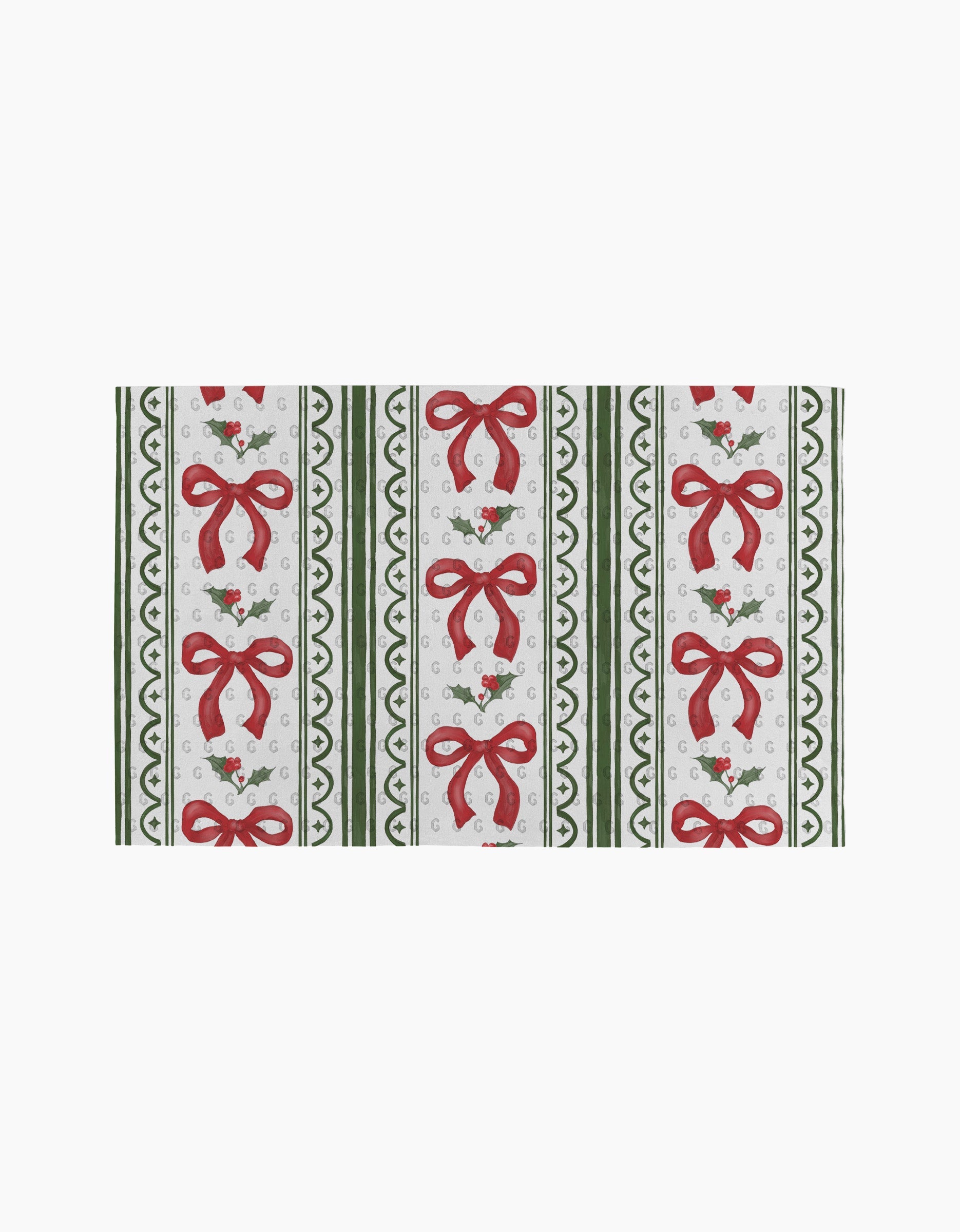 Christmas Bow Stripe